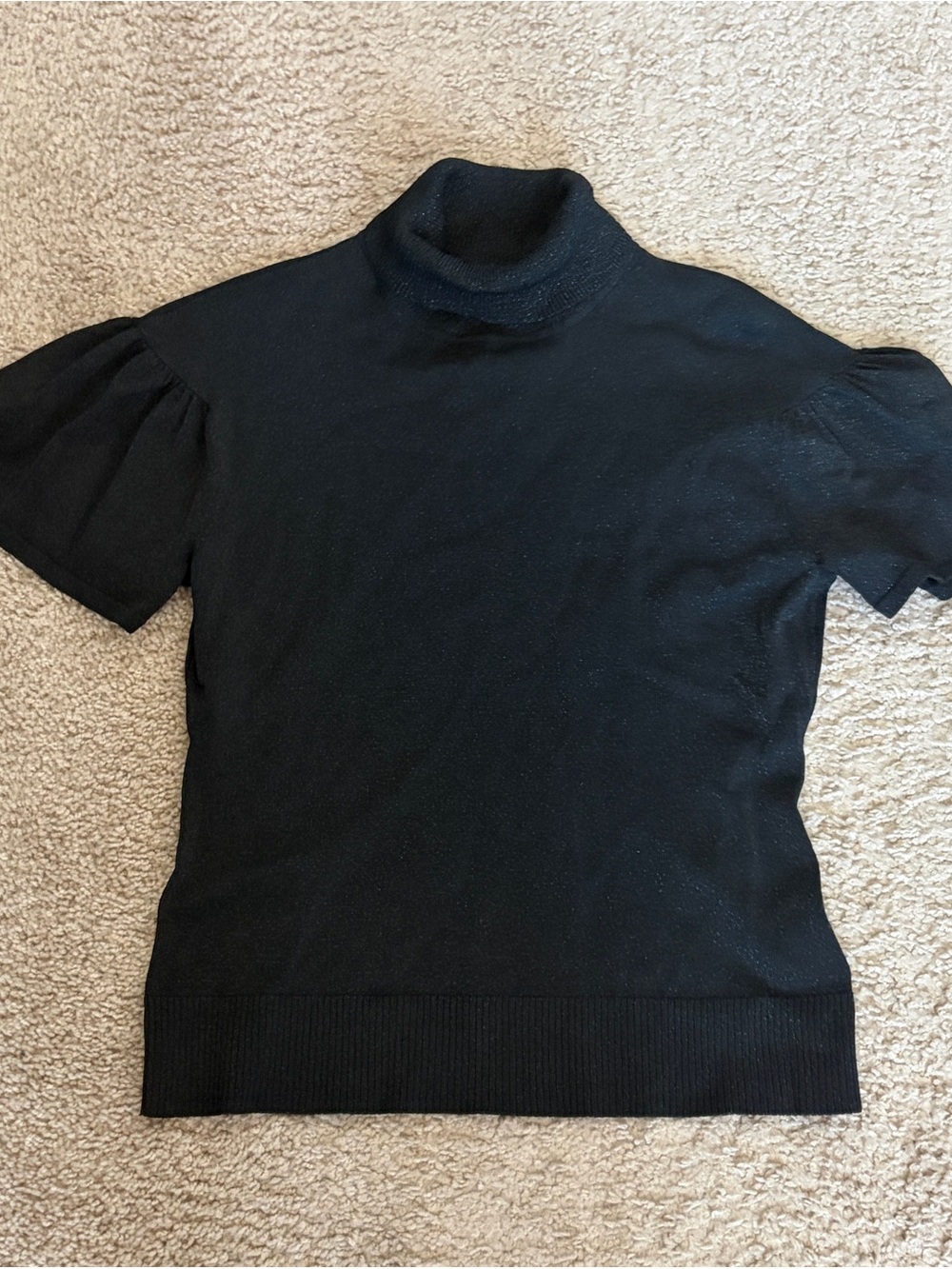 Worthington Black Petite Knit Top